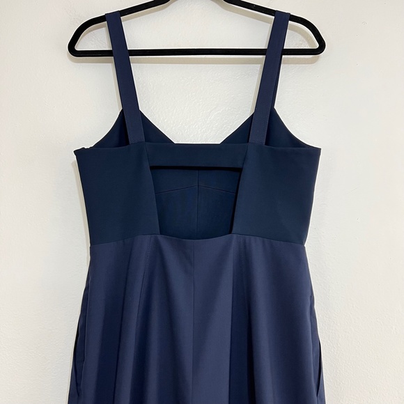 La Ligne Zelda Stretch Jersey Cropped Pant Jumpsuit - Picture 9 of 11